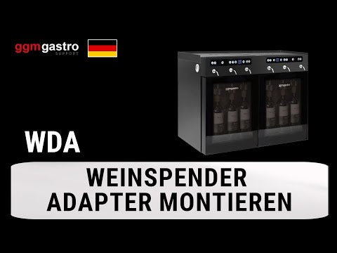 Vinskap - 2 temperatursoner - for 6 flasker