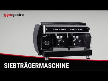 Grace Auto 2GR - Portafilter/espressomaskin - 2 grupper - Svart