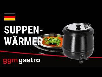 Suppevarmer - 9 liter - rustfritt stål