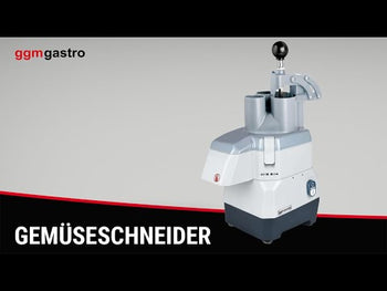 Elektrisk kompakt grønnsakssnitter - 735 watt - inkl. 4 skiver/riveskiver - hengslet lokk