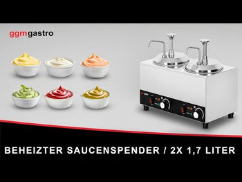 Sausvarmer med dispenser - 2x 1,7 liter