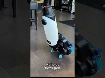 Gulvstøvsuger - arbeidskapasitet 1.200 m²/t - inkl. ladekabel