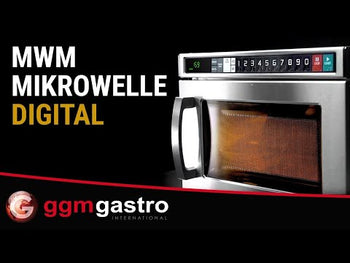 Mikrobølgeovn - digital - 17 liter - 1800 watt