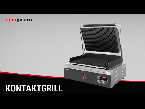 Digital pressgrill 0,43 m - riflet over og under