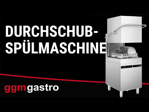 Hetteoppvaskmaskin - touchdisplay - 9,66 kW - med doseringspumper for oppvaskmiddel, skyllemiddel og lut