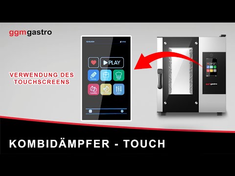 Elektrisk kombidamper - Touch - 10x GN 1/1 - inkl. automatisk vaskesystem & kjernetemperaturføler