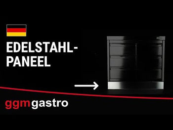 Sokkel i rustfritt stål - lengde: 120 cm