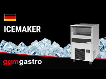 Isbitmaskin inkl. Reservoar - Terning - 230 kg/ 24 t