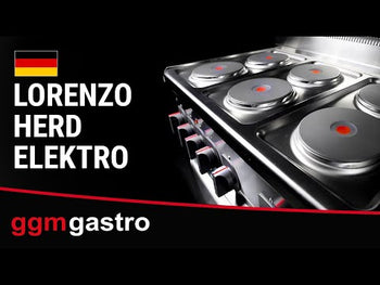 Elektrisk kokketopp 6 runde plater (12 kW) + elektrisk ovn (3 kW)