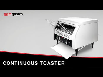 Kontinuerlig brødrister - 2,6 kW - 450-500 ristinger/t