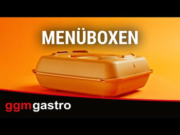 Menyboks - 600 ml - delt - antrasittgrå/rød