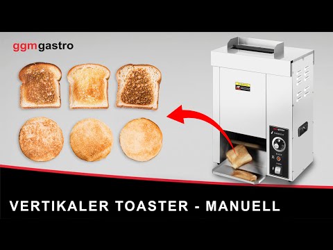 Brødrister, rullebånd - manuell - 2 kW - for burger- og pølsebrød