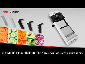 Grønnsakssnitter/mandolin - 3 tilbehør