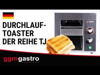 Brødrister, rullebånd - 1,3 kW - med 2 varmesoner