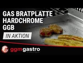 Flatgrill Gass - 13,8 kW - glatt - Stekeflate: 795x500 mm - inkl. åpent understell