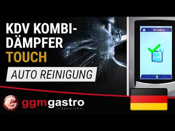 Elektrisk kombidamper - Touch - 7" berøringsskjerm - 5x GN 1/1 - inkl. automatisk vaskesystem & kjernetemperaturføler