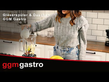 Inntaksdusj i glass med gitterdeksel