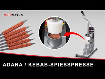 Adana/kebabspydpresse - 80-150g - Manuell