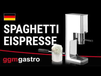 Spaghetti iskrempress med Spaghetti form skive