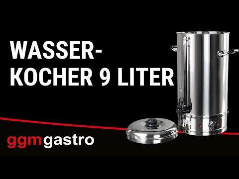 Vann- og gløggvarmer - 31 l - 3 kW - rustfritt stål - trinnløs temperaturregulering