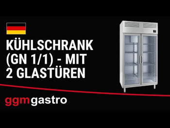 Kjøleskap (GN 1/1) - med 2 glassdører