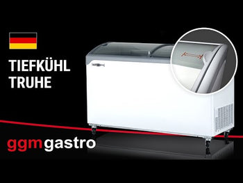 Fryseboks - 209 liter (nettoinnhold) - GRÅ med glasslokk