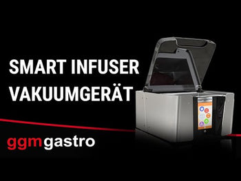 Multifunksjonelt vakumpakkemaskin 4,8 m³/t - med touch-skjerm og WiFi - oransje