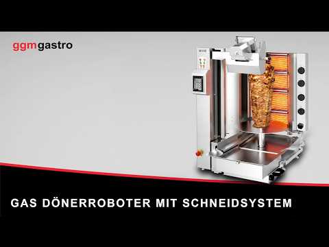Gass Kebabrobot - 5 brennere - 13,30 kW - maks. 120 kg