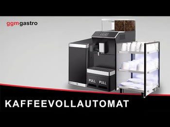 Helautomatisk kaffemaskin - 1,3 kW - 5-tommers berøringsskjerm - inkl. melkekjøleskap