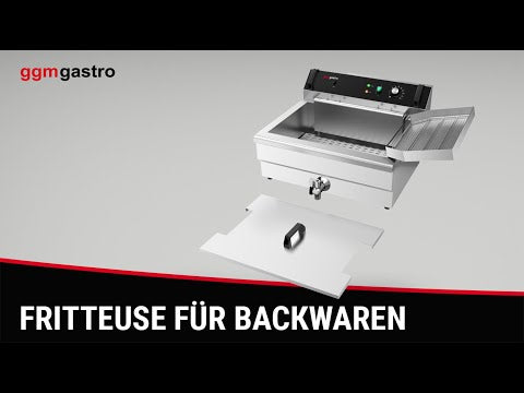 Elektrisk frityrkoker - 30 l - 5 kW - med tappekran