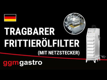 Bærbart frityroljefilter - 50 liter/minutt - for maks. 20 liter frityrgryter