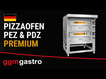 Elektrisk pizzaovn – 6 + 6x 33 cm – Manuell