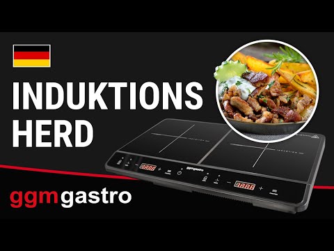 (2 stk.) Induksjonsplate - 605x360 mm - 3,5 kW - 2 kokesoner runde