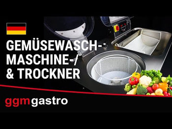 Automatisk grønnsaksvasker & tørker – maks. vaskekapasitet: 120 kg/t – 380 volt – 1,9 kW