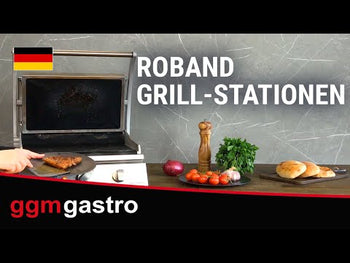 Roband Pressgrill 0,43 m - topp + bunn riflet