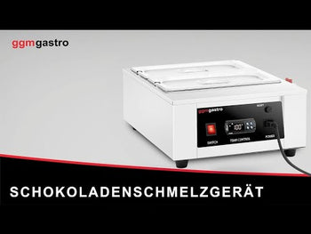 Sjokoladesmelter - 2x 1/3 GN - 1,5 kW - inkl. 2 lokk og 2 GN 1/3 beholdere