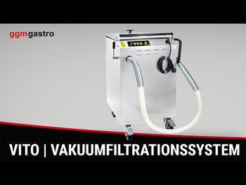 VITO | XS vakuumfiltreringssystem - 30 liter/minutt - for frityrgryter på maks. 40 liter