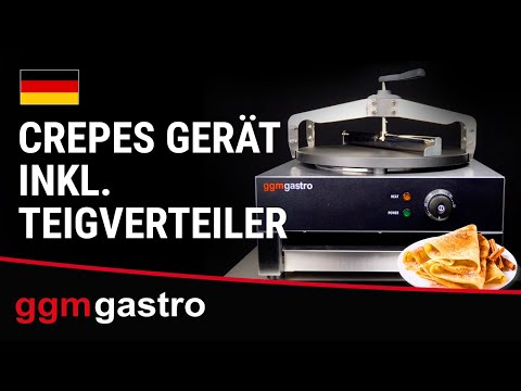 Crêpe steketakke - mekanisk termostat - 2 plater - Ø 400 mm