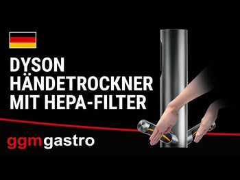 (2 stk.) DYSON | AIRBLADE 9kJ – Håndtørker med sensor og HEPA-filter – børstet rustfritt stål