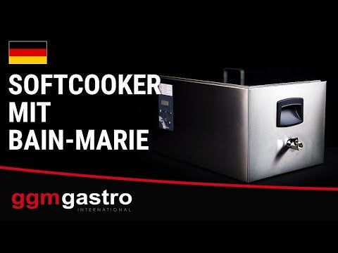 Sous-vide-bad - 29 l - GN 1/1 - 1,7 kW - med tappekran