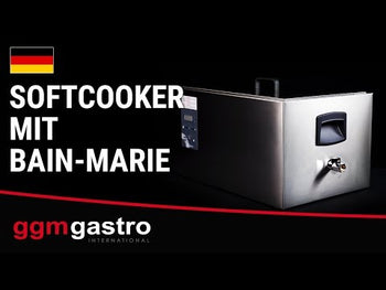 Sous-vide-bad - 29 l - GN 1/1 - 1,7 kW - med tappekran