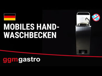 Mobil håndvask / desinfiserende dispenser - servantsmål: 400 x 300 mm