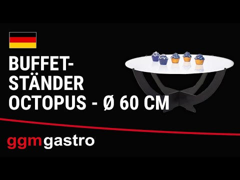 Buffetstativ - Octopus - hvit - rund - Ø 497 mm - Høyde: 230 mm
