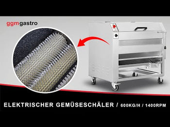 Elektrisk potetskreller - 450 kg/t - kapasitet 56,4 liter