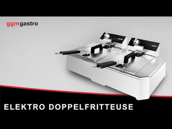 Elektrisk dobbel frityrgryte - 5+5 liter - 7,5 kW