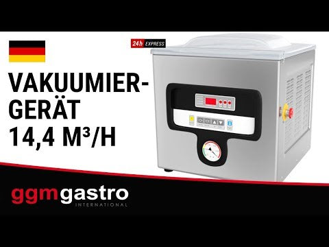 Vakuumpakkemaskin - 14,4 m³/h - 370 W - Digital - Bordmodell
