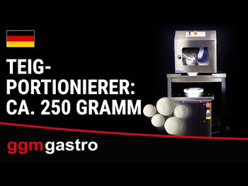 Deigavrunder - for pizza- og brøddeig - 370 W - Vektområde: ~50–300 g - 440x600x790 mm - maks. 340 stk/t
