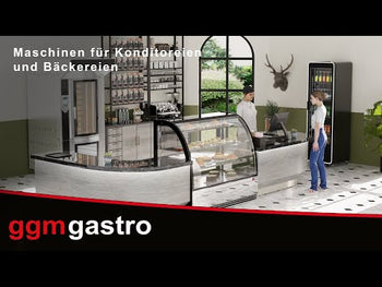 Roterende varmluftsovn for gassbakeri - Touch - 10x EN 600x400 - inkl. panser og heveovn