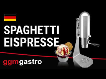 Spaghetti iskrempress  UNICA med Spaghetti form skive