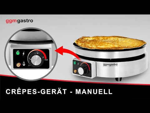Crêpe steketakke - mekanisk termostat - Ø 370 mm